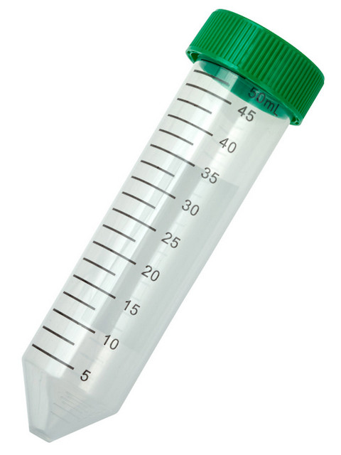 (50 pcs) CellTreat 50 ml centrifuge tube conical graduate sterile leakproof cap