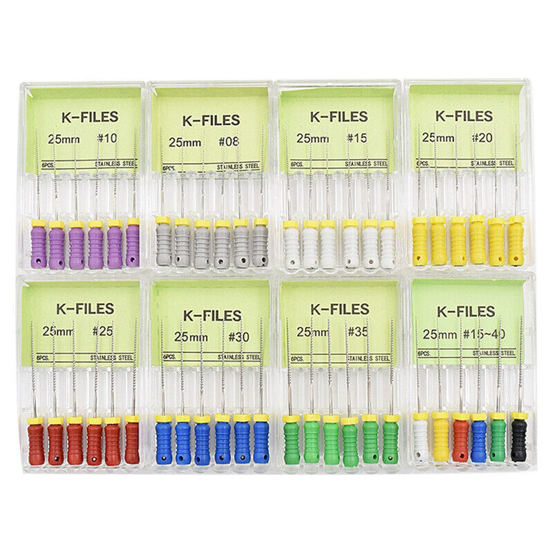 Dental Root Canal Files Hand Use Endodontic C File 25mm / K File 21mm 31mm