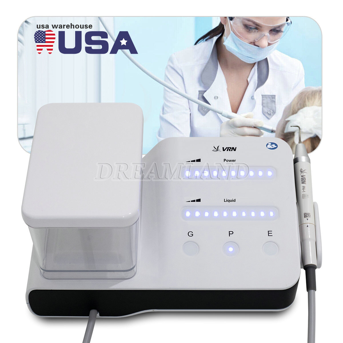Dental Chair Unit PU Leather Computer Controlled DC Motor + Stool Kit
