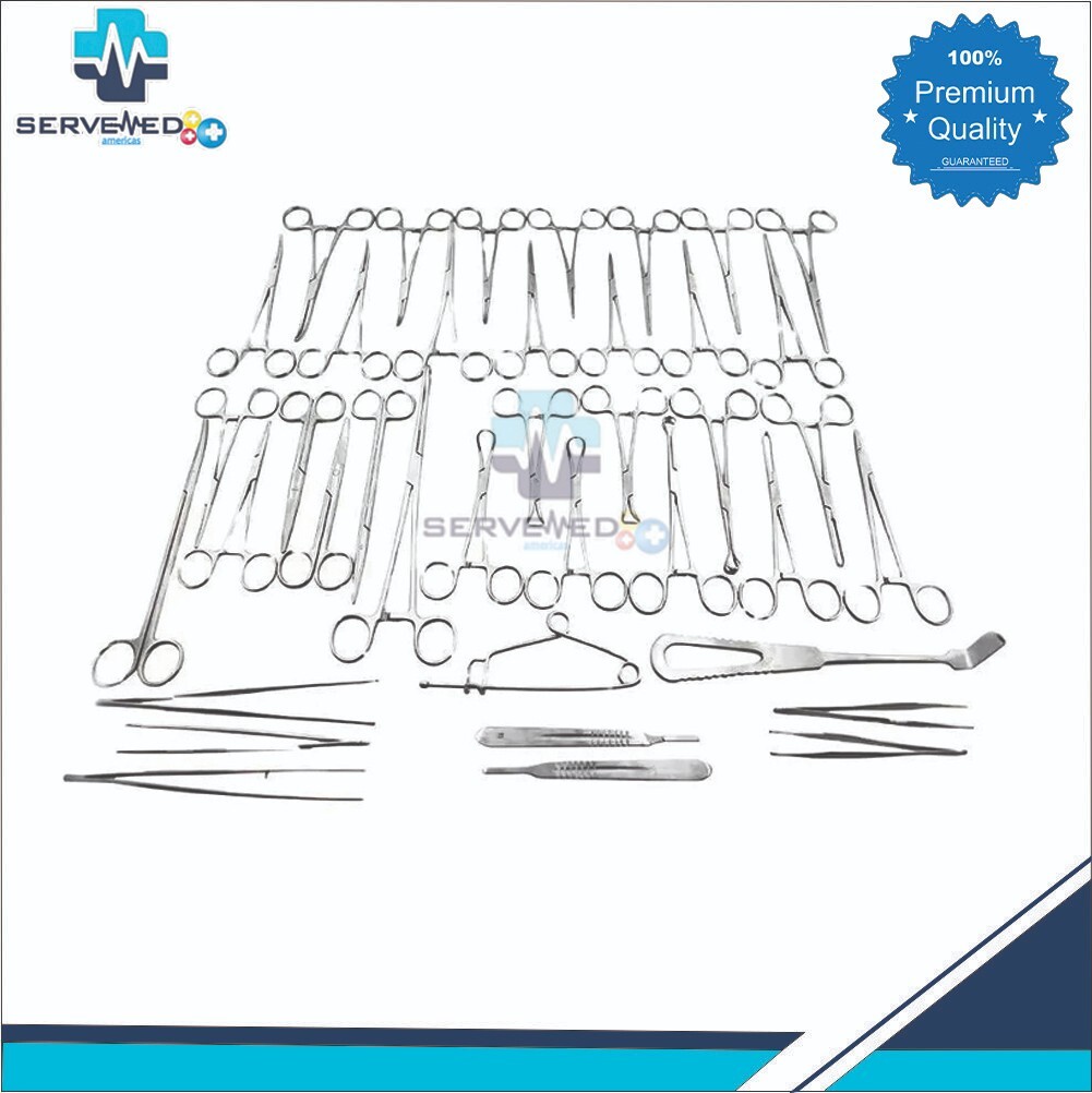 Appendectomy & Hernia Surgical Instruments Kit with Instruments Box 40 pcs Kit