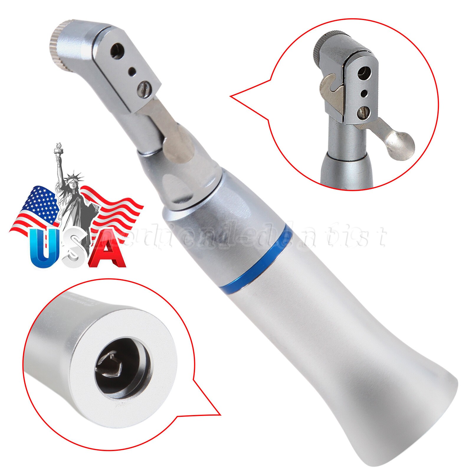 10*NSK Style Dental Low Slow Speed Handpiece Contra Angle Latch E-type 1:1 MD