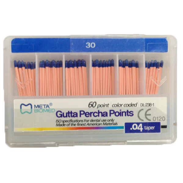 Gutta Percha Tapered .04 60/pk META