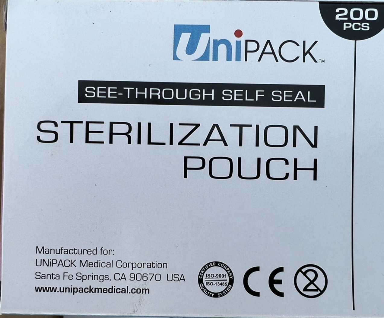 Dukal UniPack Sealing Sterilization Pouch Tripple Heat Sealed See Through Lot