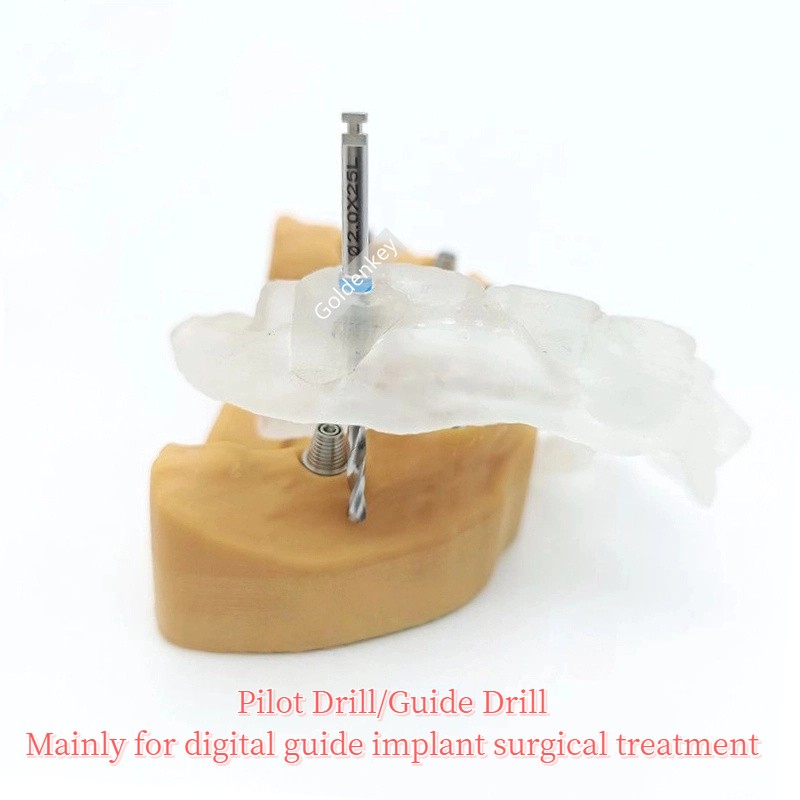 φ2.0 Dental Pilot Drill Digital Guided Implant Guide Drill with Guide Sleeves