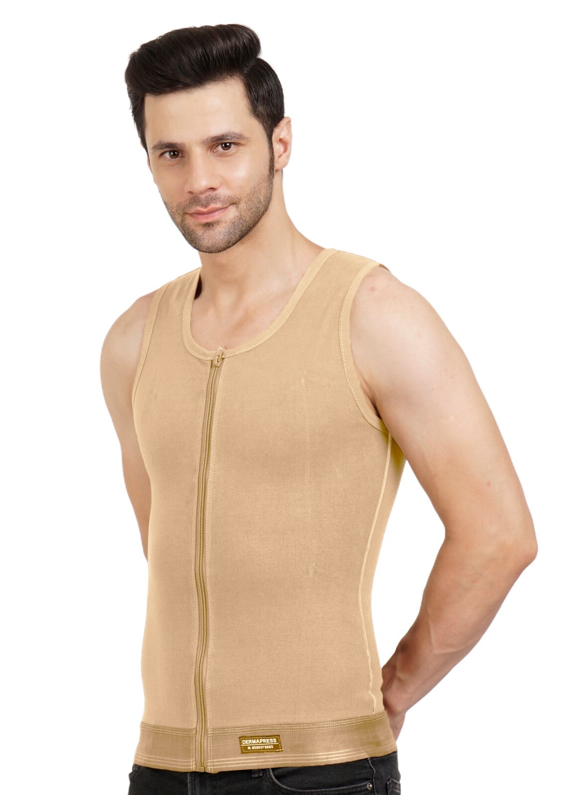 Gynecomastia & Liposuction Compression Full Vest | Moderate Compression | Cotton