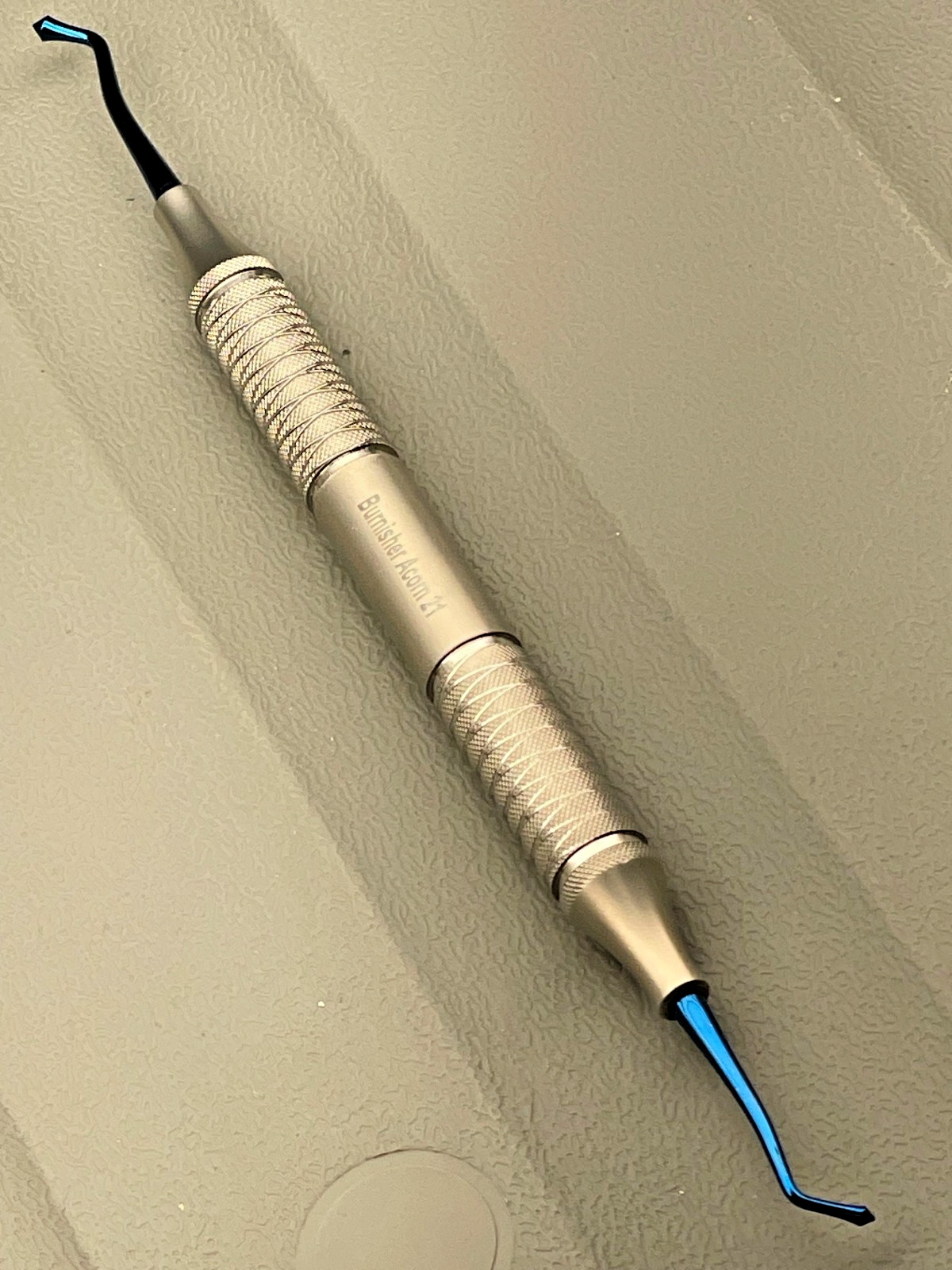 Dental Burnisher ACORN 21, Titanium Blue Coated Tips
