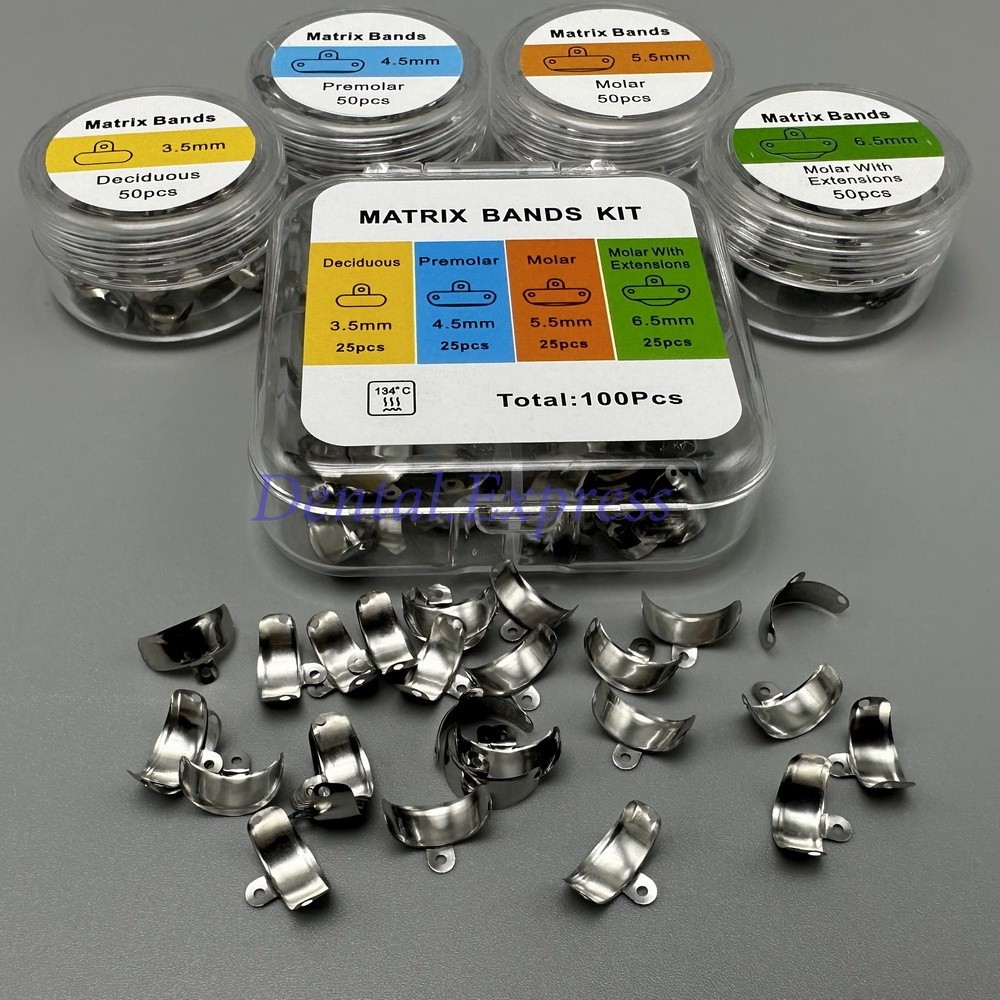 Dental Refill Matrix Bands Palodent V3 Style Sectional Contoured Matrice 50/100