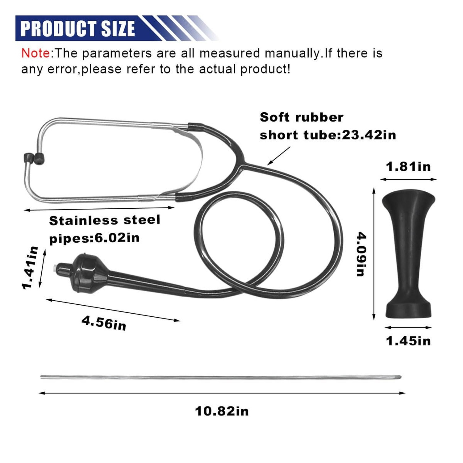 Mechanic Stethoscope, Automotive Engine Diagnostic Tool, Car Engine Sensitive…