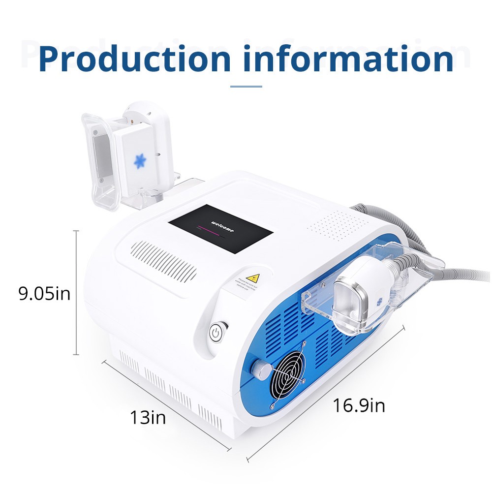 2 Probe Cool Freeze Machine for Double Chin Reduction & Body Care Salon Studio