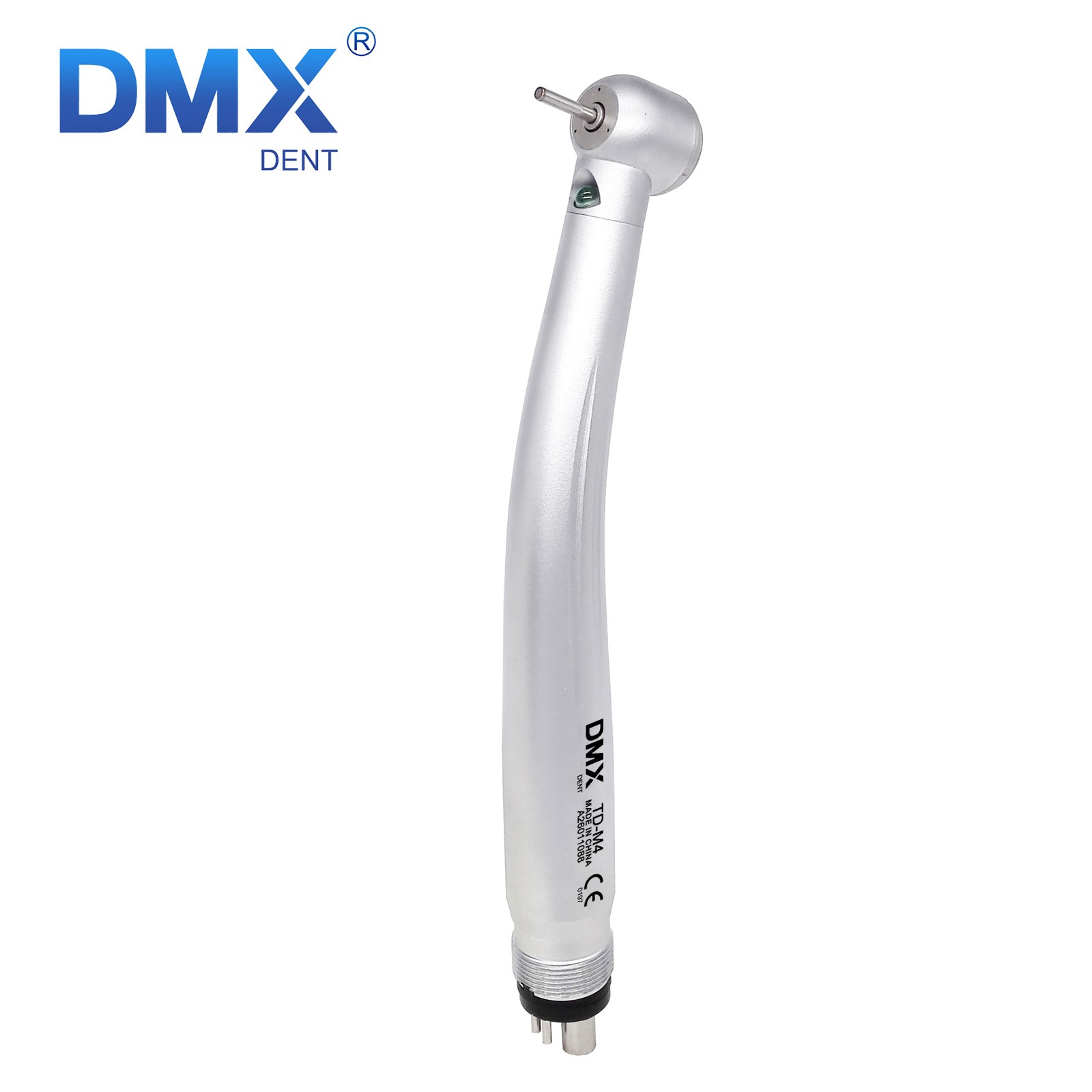 Dental Fiber Optic E-generator LED High Speed Handpiece Push Turbine 4 Holes