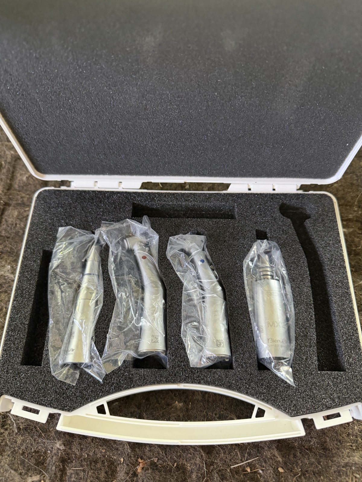 Bien Air Electric Dental Handpiece Set: MX2 Motor / HP 1:1 / EVO15 1:1L / 1:5L +