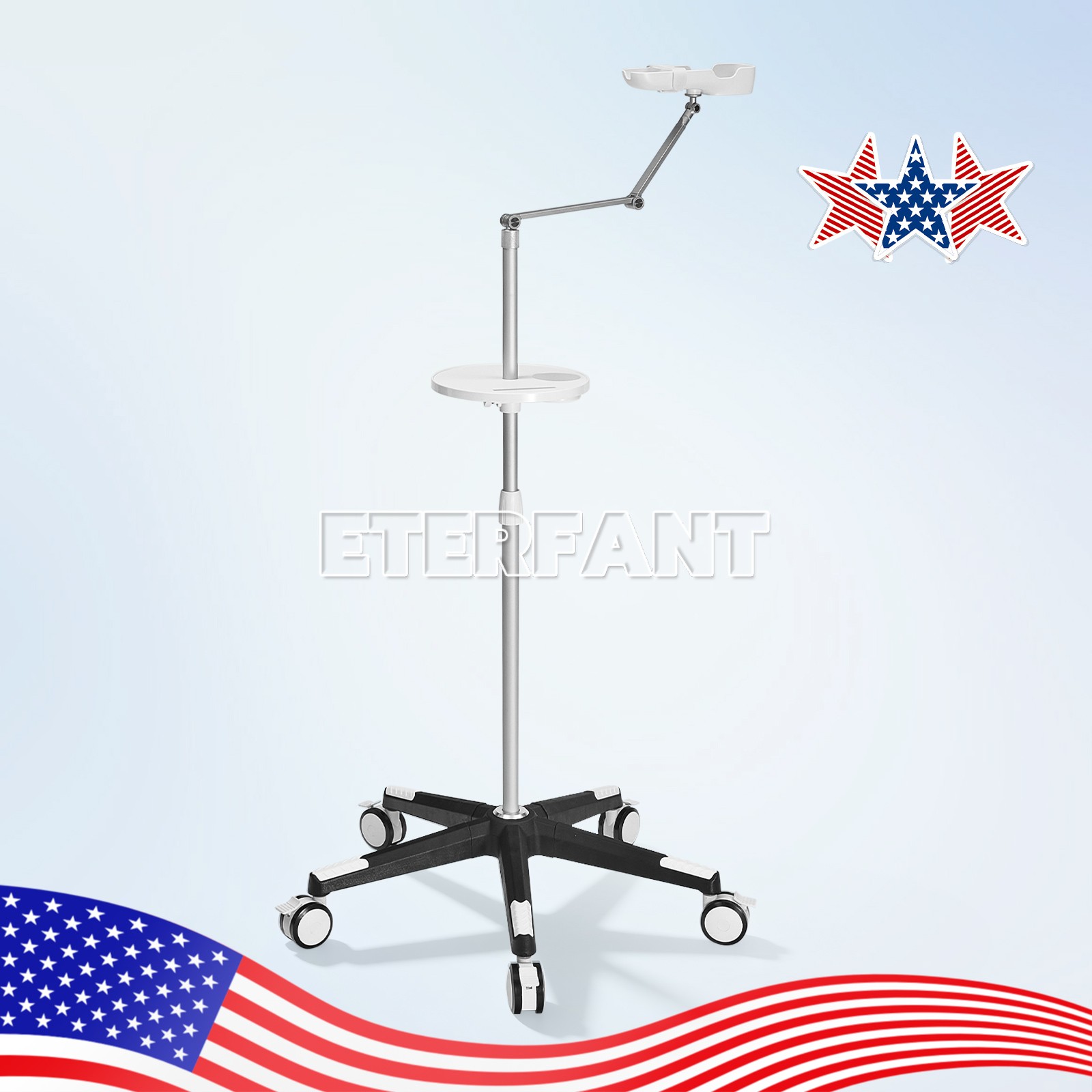 ETERFANT Portable Mobile Stand Equipment Trolley for QV-600 Vein Finder Device