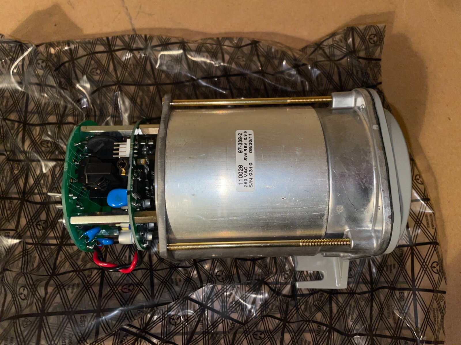 Motor unit with controller 97-338-2 – ColeParmer Masterflex 7551-10 0.02-100 RPM
