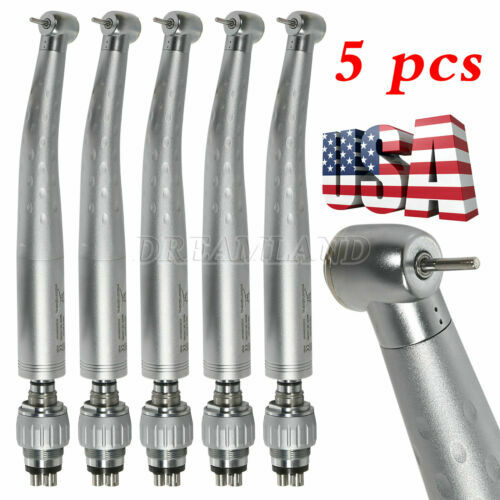 USPS 5 Yabang Dental High Speed Handpiece with 4 Holes Quick Coupler Swivel