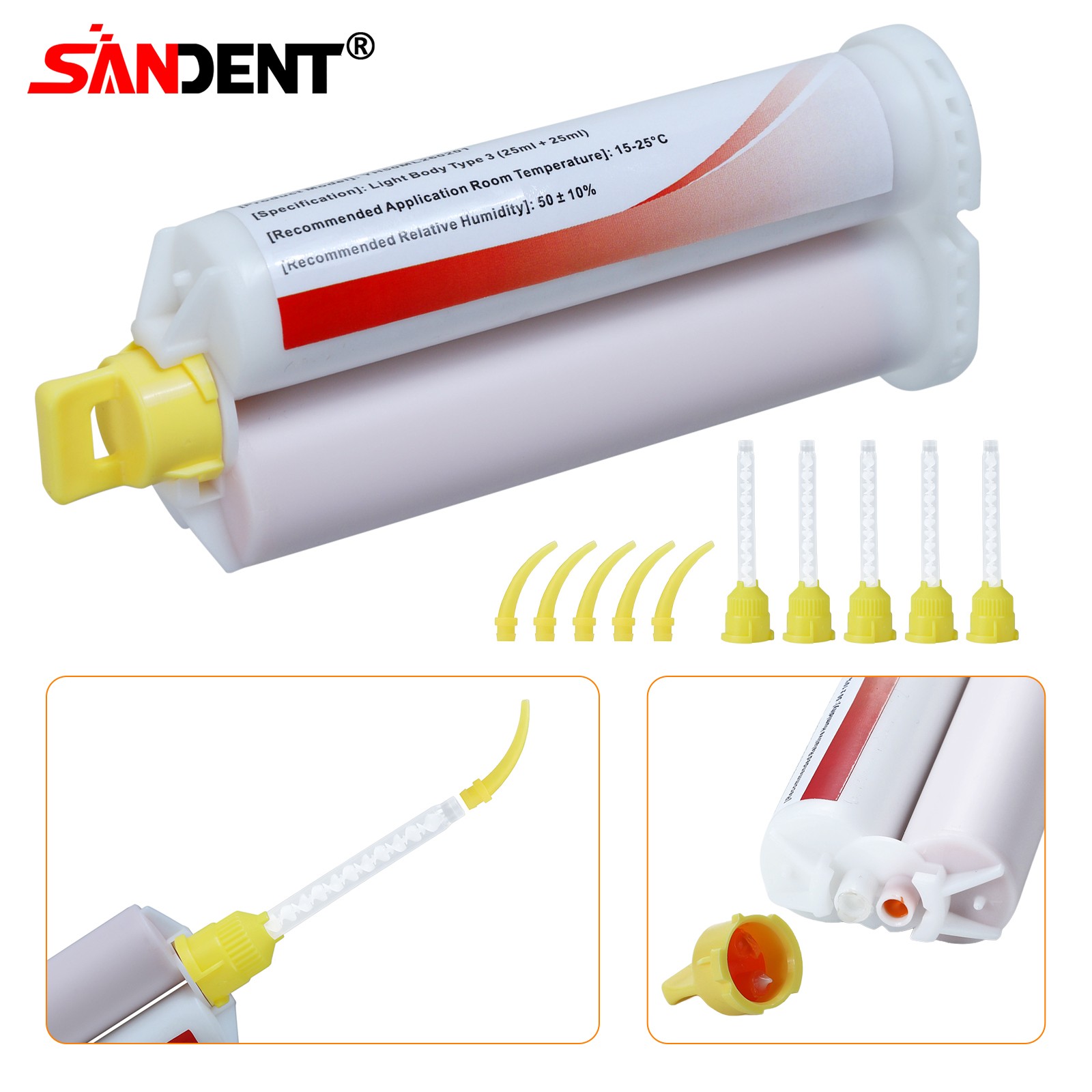 Dental Slow Low Speed Handpiece Push Contra Angle KaVo NSK Style Air Motor 4Hole
