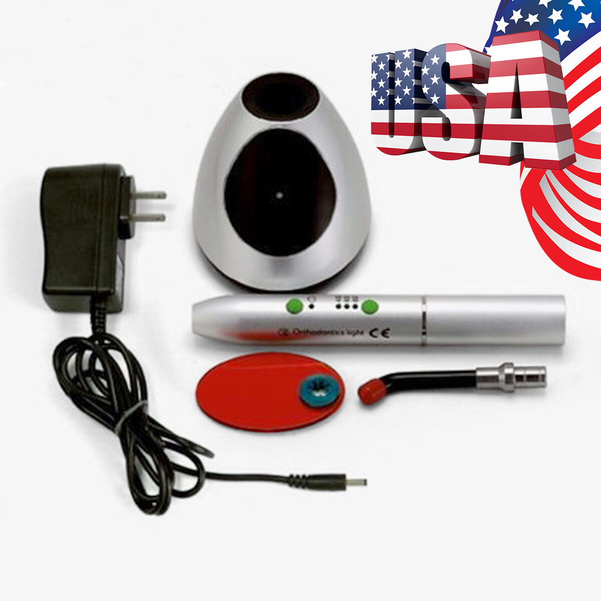 Dental Orthodontics Cordless LED Curing Light High Power 2700mw/c㎡ 8s/6s/4s YS-C