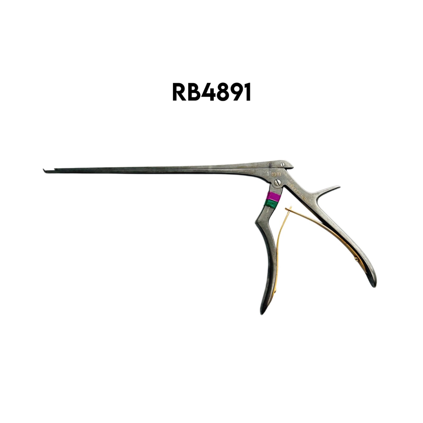Integra Ruggles RB4891 Stealth Micro Kerrison Rongeur 1mm 40 Degree Up 8in