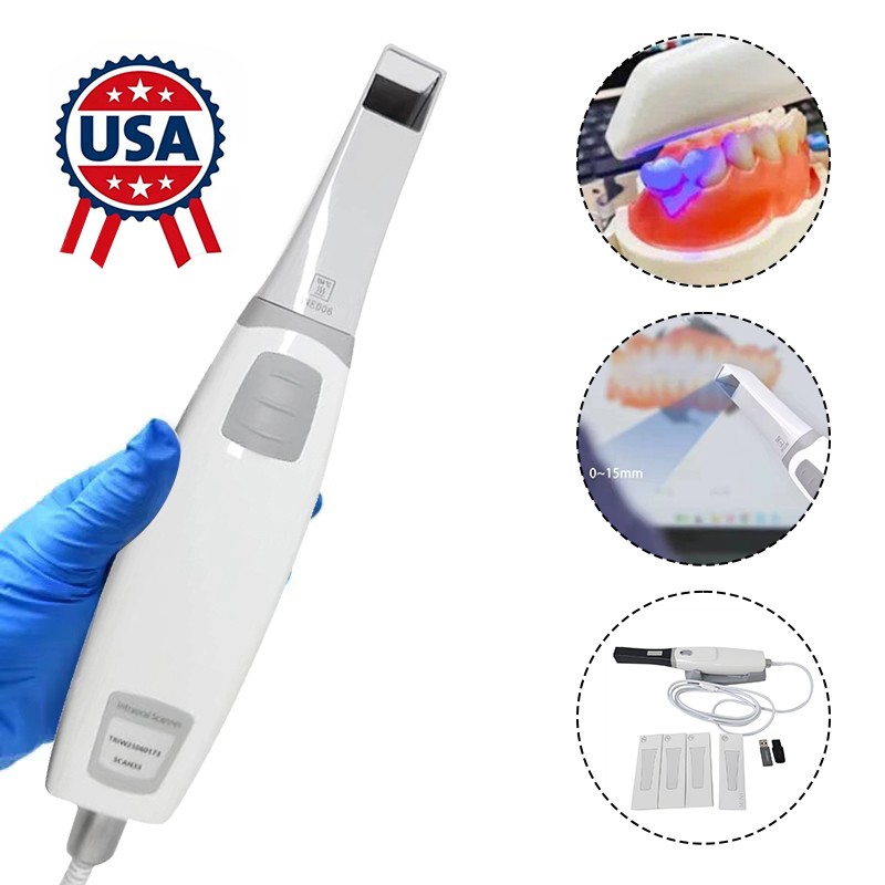 Dental Intra-oral 3D Scanner With Free Software CAD CMD Updated