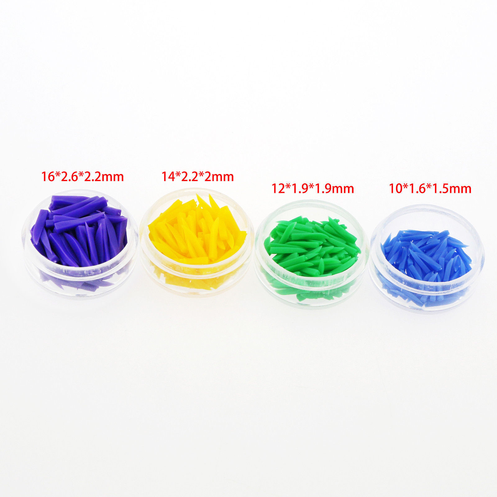 100 Pcs Dental Disposable Plastic Diastema Wedges Small/Middle/Large Denture
