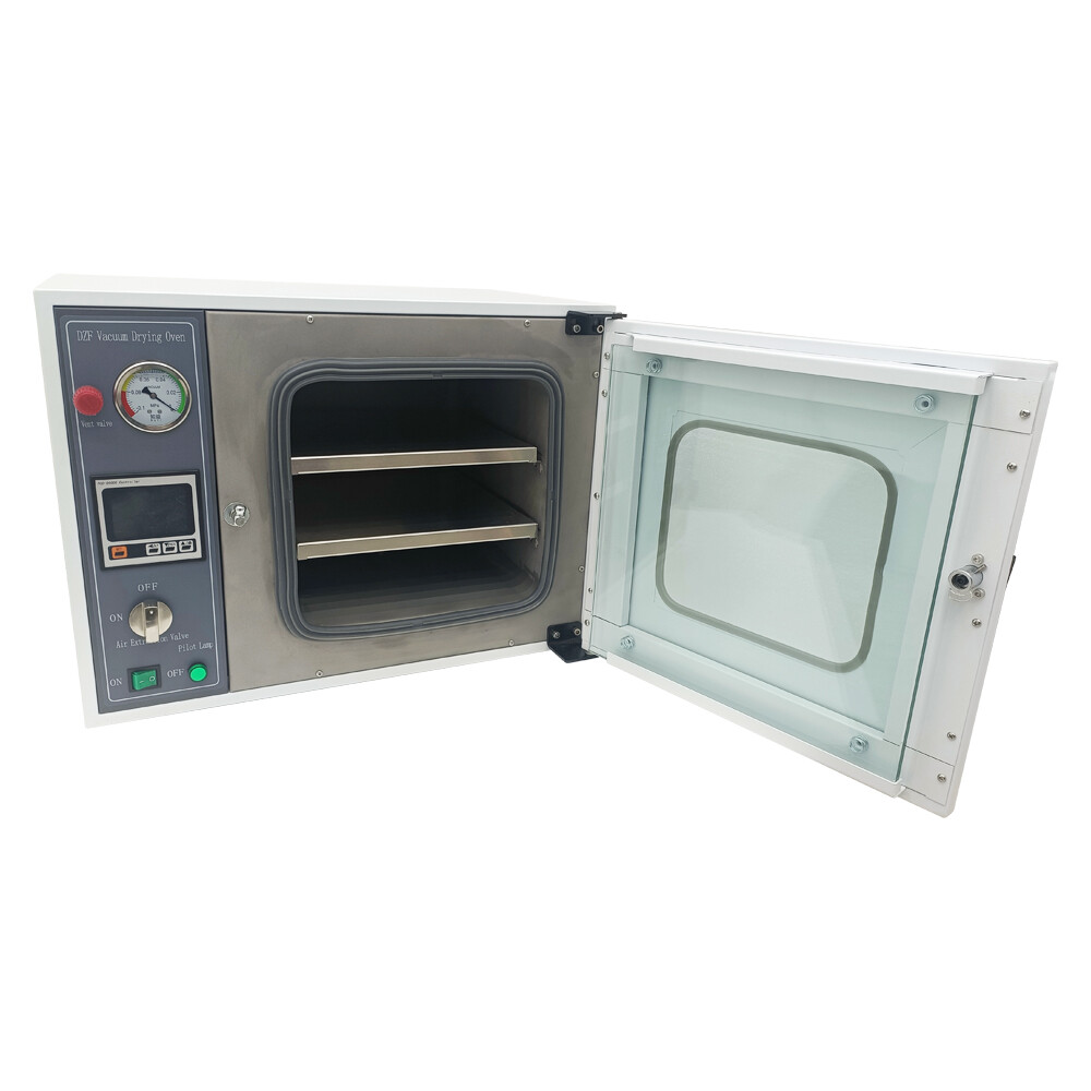 0.9 Cu Ft Digital Vacuum Drying Oven Temperature Control Double Layer Shelves