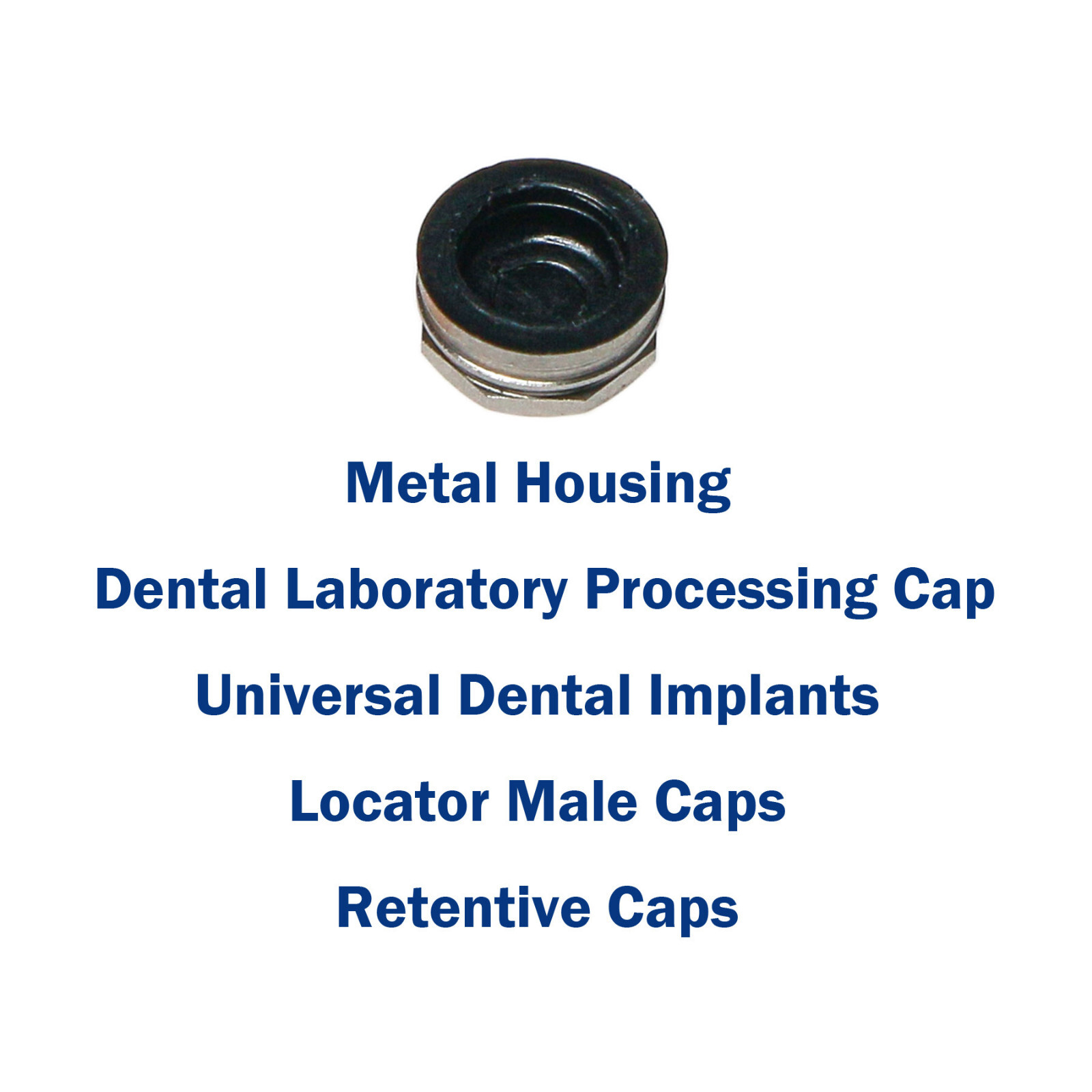 US 6PCS Dental Overdenture Locator Abutments Retention Caps For Implant Inserts