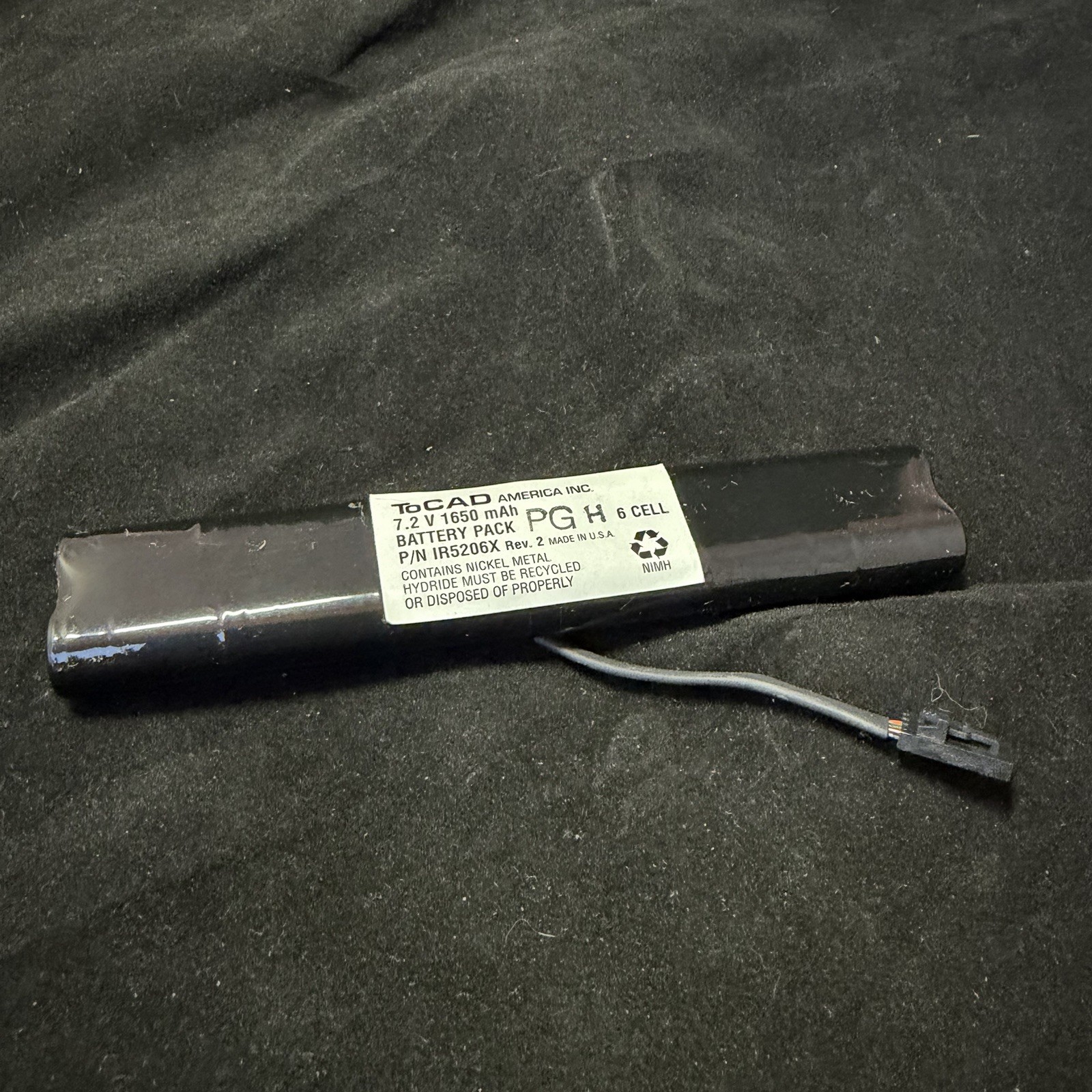 ITC PROTIME MICROCOAGULATION SYSTEM IR5206X BATTERY 7.2V 1650mAH Made In USA