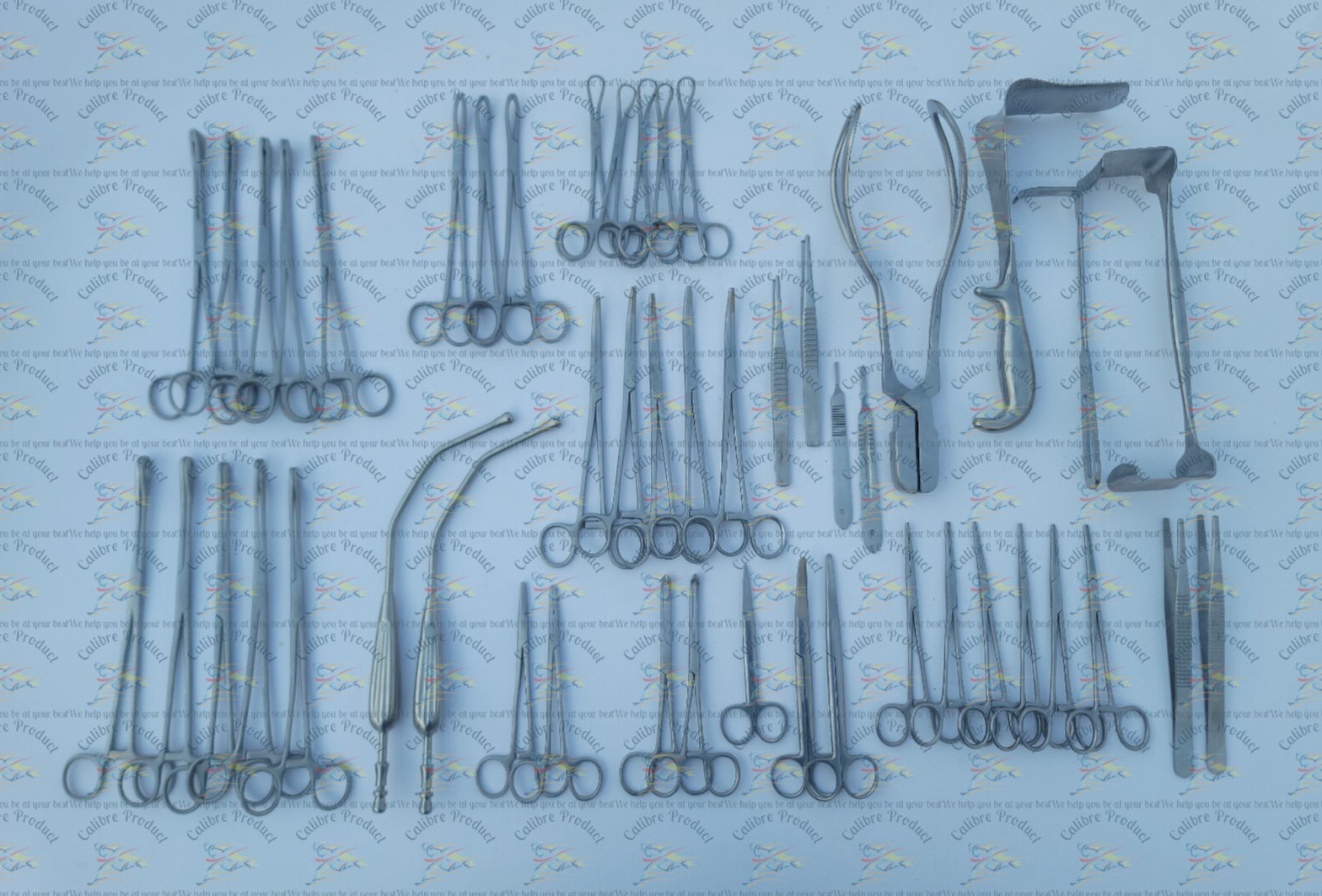 C-Section Cesarean Section Set OB/Gynecology Surgical Instruments Set of 48