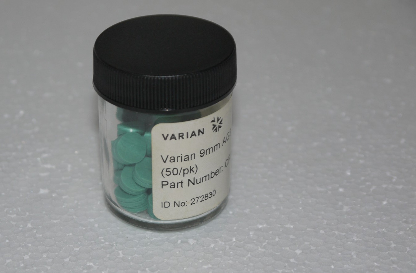 Varian Agilent CR246713 Advanced Green Inlet Septa 8010-0201 9mm 49/pk New