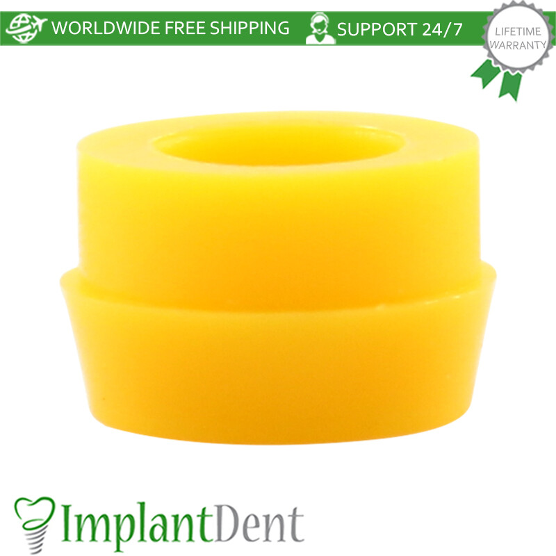 5x Dental Extra Soft Silicone Cap Insert For Ball Overdenture Attachment 500g