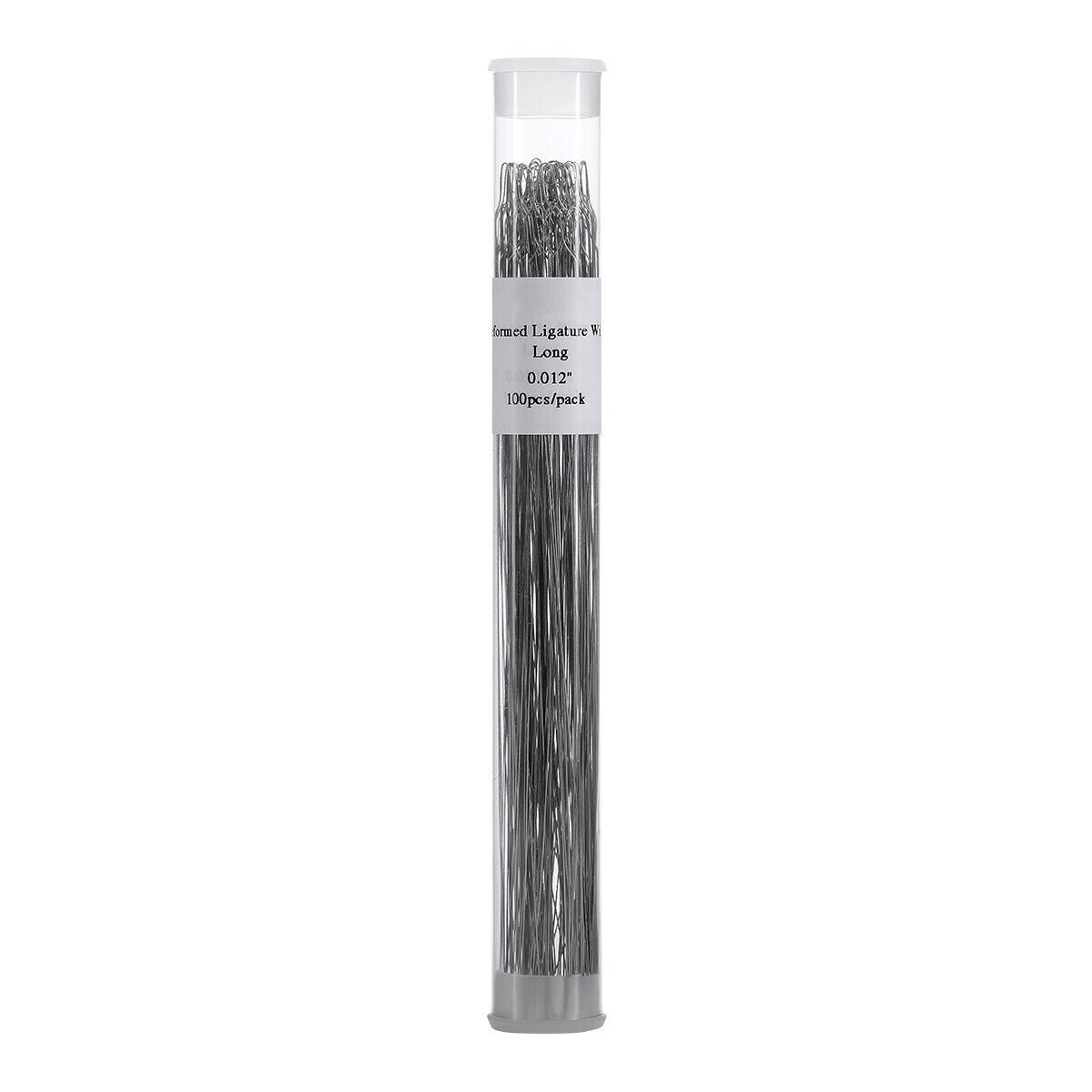 100 Pcs Dental Orthodontic Wire Preformed Kobayashi Ligature Long Short Twisted