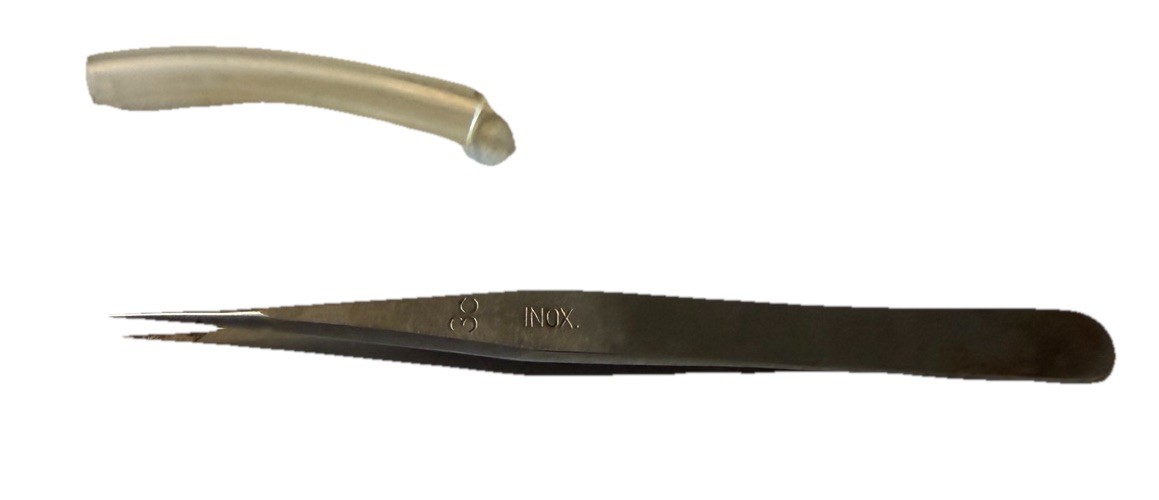 Katena K5-6520 Jewelers Forcep #3-C Straight Delicate Ophthalmic Swiss Made