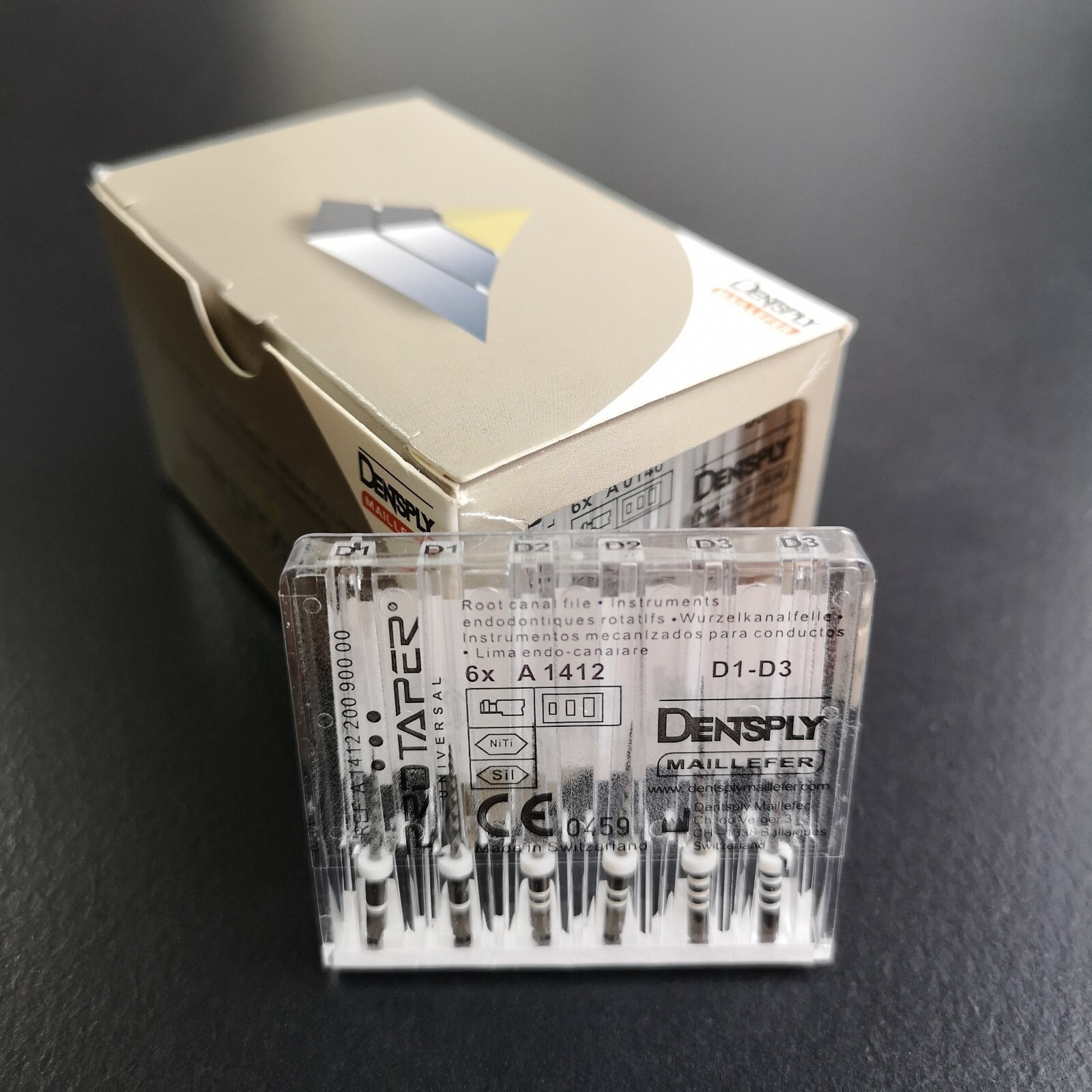 Dentsply ProTaper Universal Rotary Retreatment Files D1,D2,D3,D1-D3 Pack Of 6