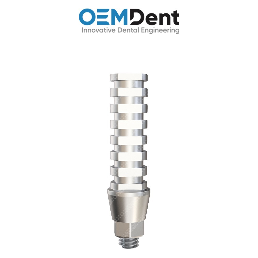 x5 Titanium Temporary Abutment NobelActive®️RP Conical Compatible Hex/Non Hex