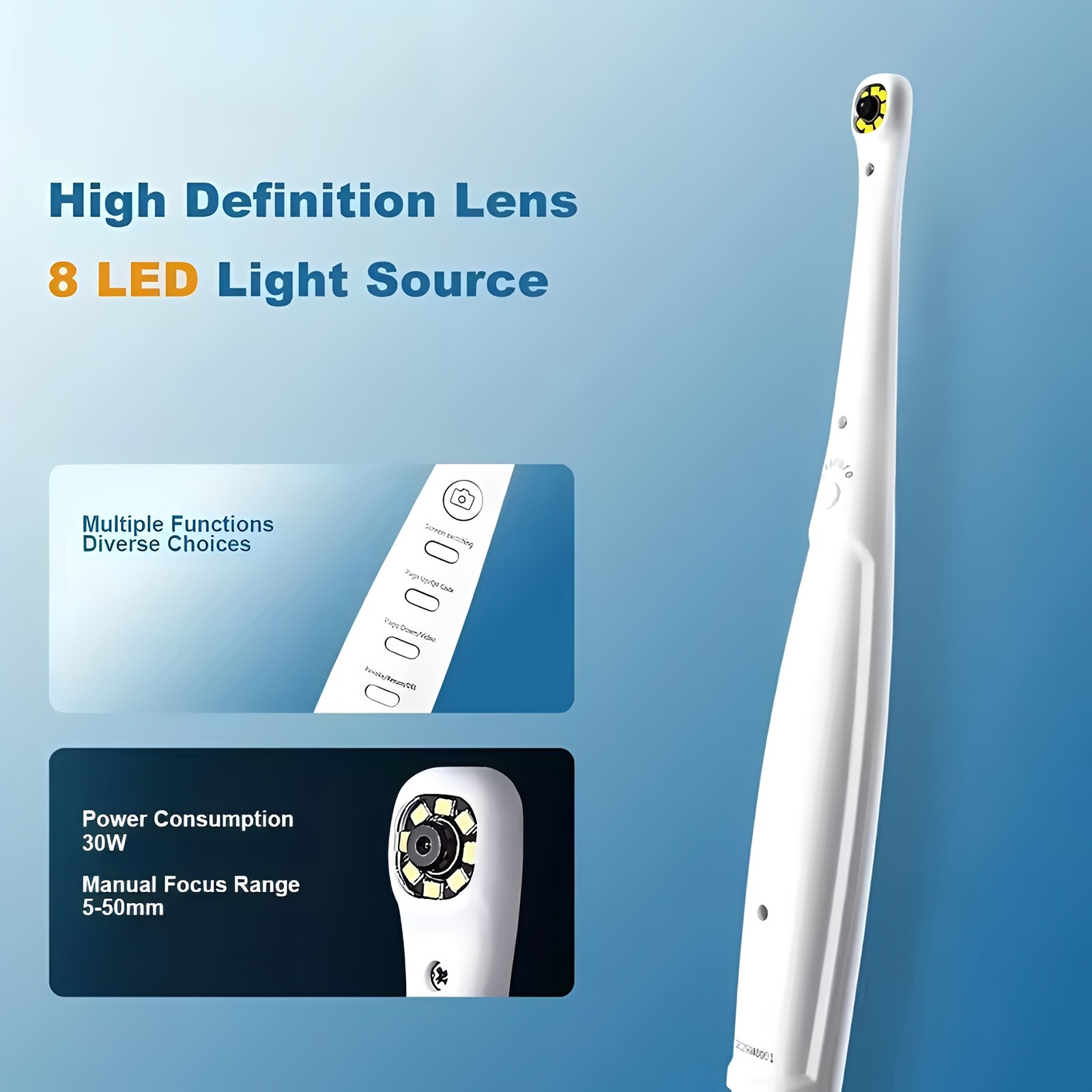 WiFi Dental Intraoral Camera Wireless 3.0 Mega Pixels HD Clear Image