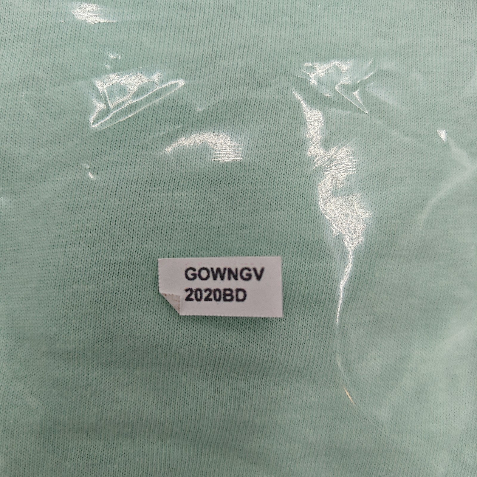 NEW Hanes Hospital Gown LOT OF 50 – Long Sleeve Green Tie Back XL 2XL 3XL