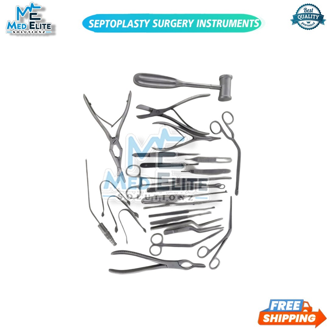 Septoplasty Surgery Instruments Set of 23 ENT Surgical Instruments