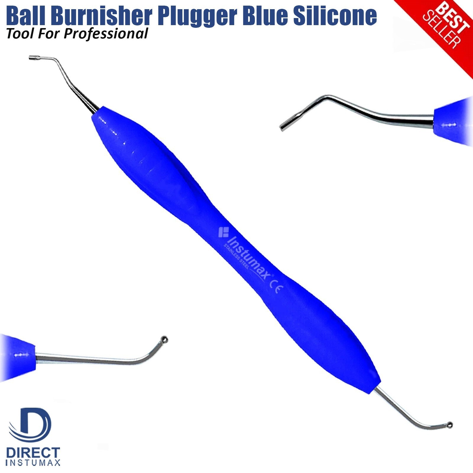 Dental Ball Burnisher Egg-shape Amalgam Composite Filling Instruments