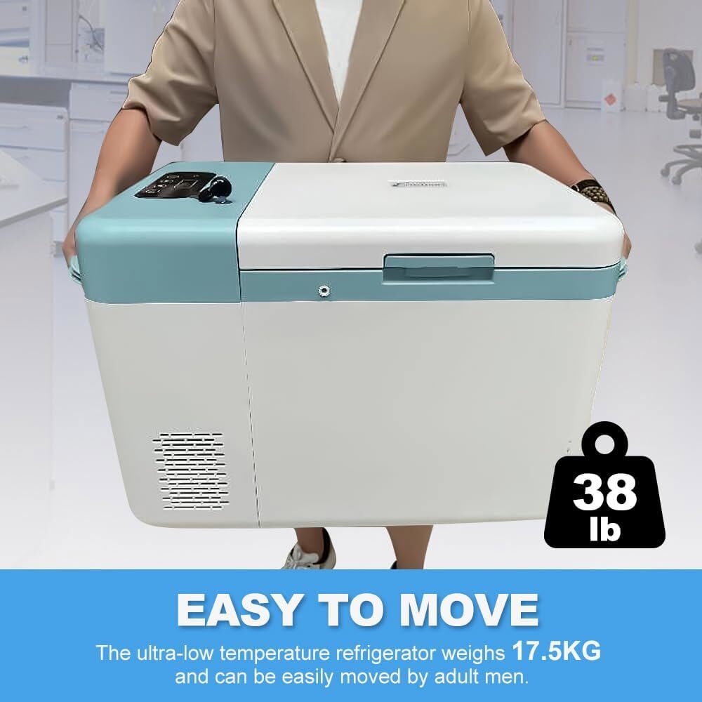 22L -86℃/-112 ℉ Ultra-Low Temperature Freezer 110V AC ~ 240V AC 12V DC / 24V DC