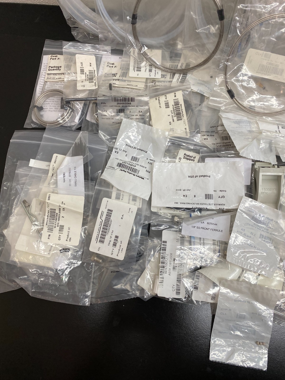 Waters UPLC HPLC LC Spare Parts Tubing Assemblies Accessories Large Lot