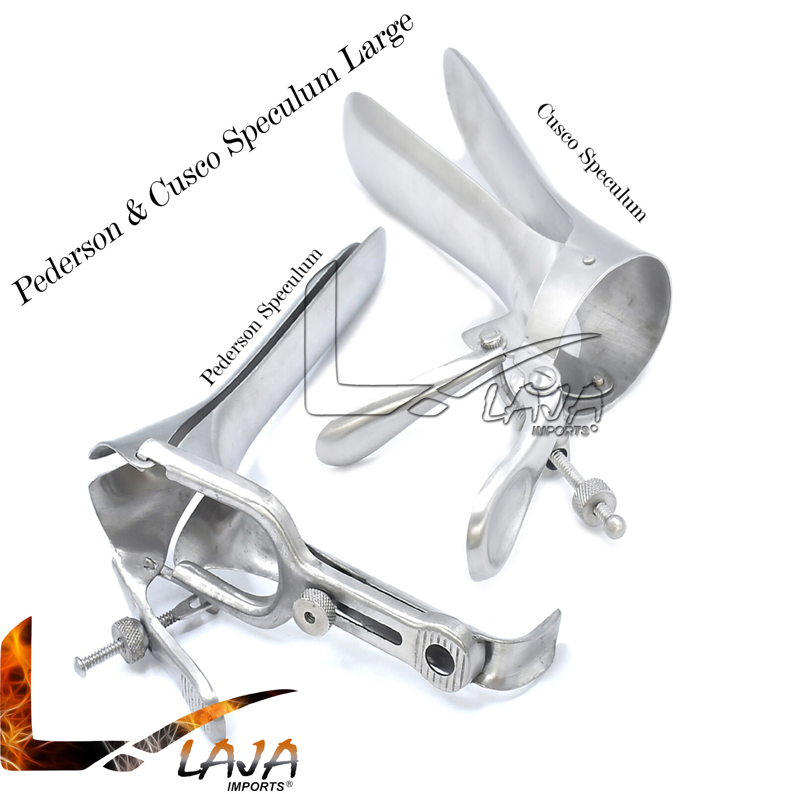Large Pederson & Cusco Vaginal Speculum GYNO Surgical Instruments