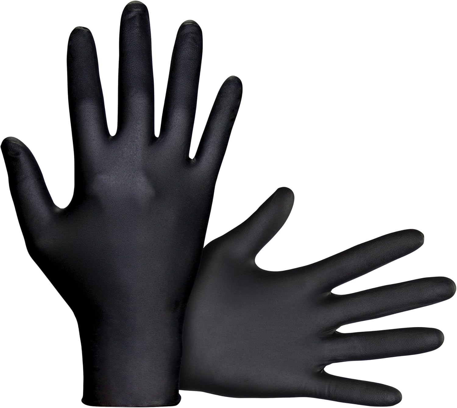 SAS Safety 66519 Nitrile Raven Powder-Free Disposable Glove, X-Large Case of 100