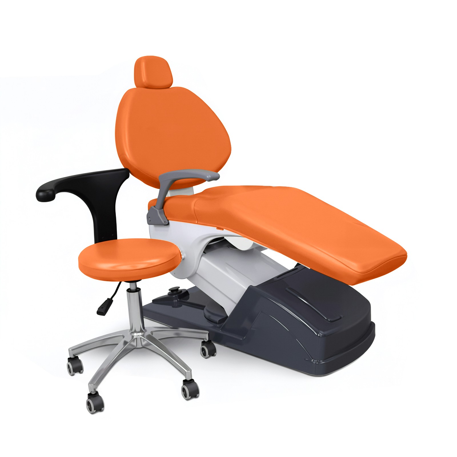 4Pcs/Set Dental Chair Seat Cover Dental Unit Chair Elastic Protective Case PU