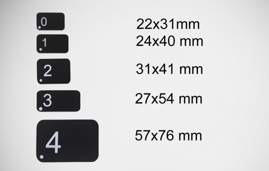 Dental Digital Imaging X-ray Phosphor Storage Plates – Size 0, 1, 2, 3 & 4