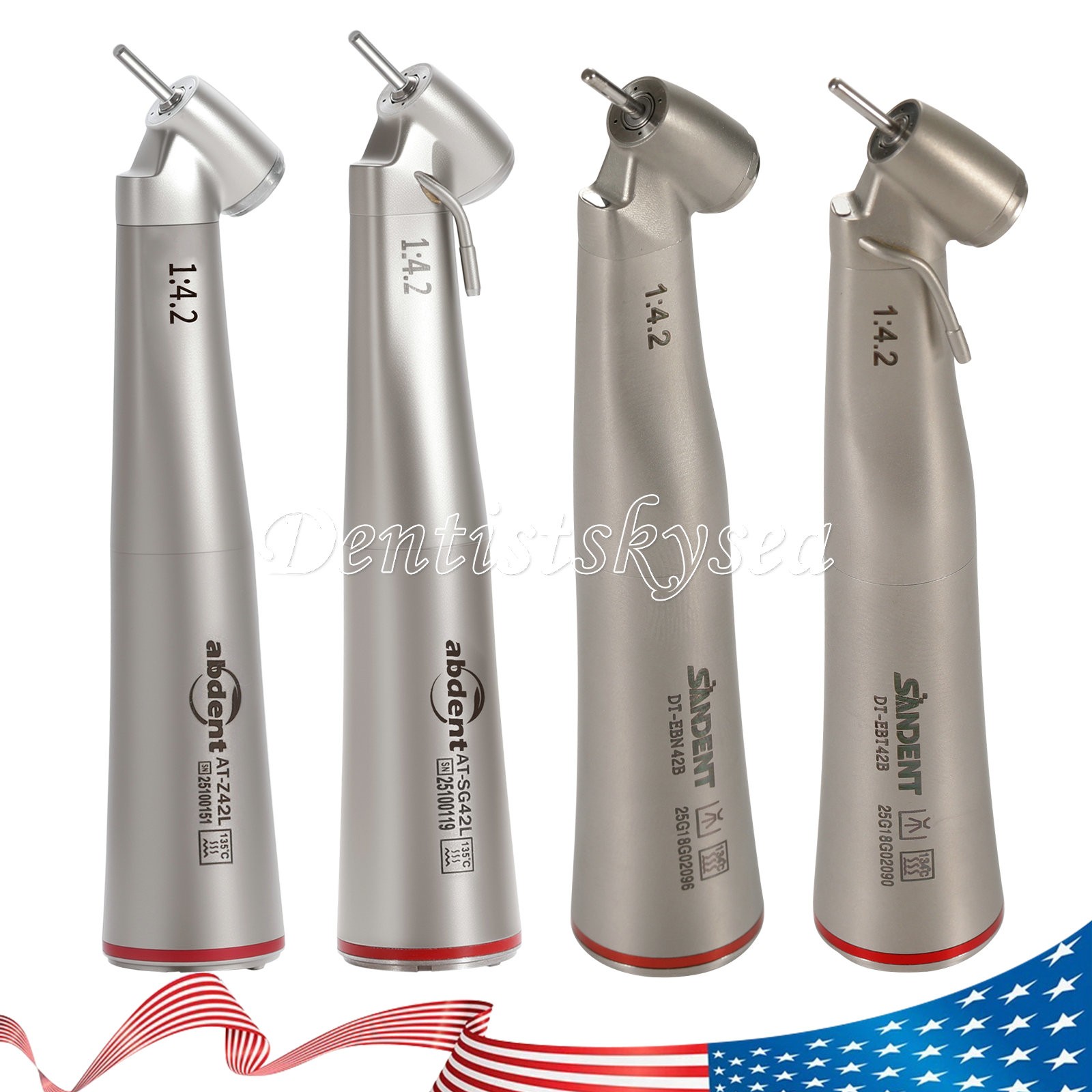 Dental Electric Handpiece 1:5 Fiber Optic Contra Angle NSK E Type