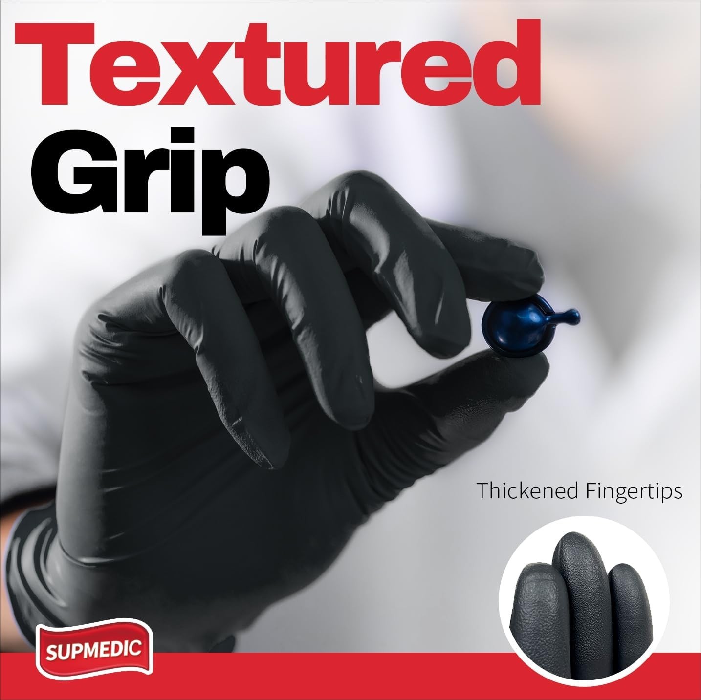 100 Pack Nitrile Gloves – 5 Mil, Latex-Free & Chemical Resistant for All Tasks