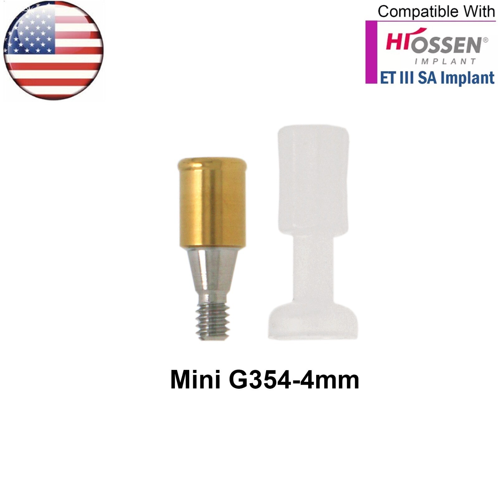 US Dental Locator Abutment for Hiossen ET III SA Fixture Mini/Regular Platform