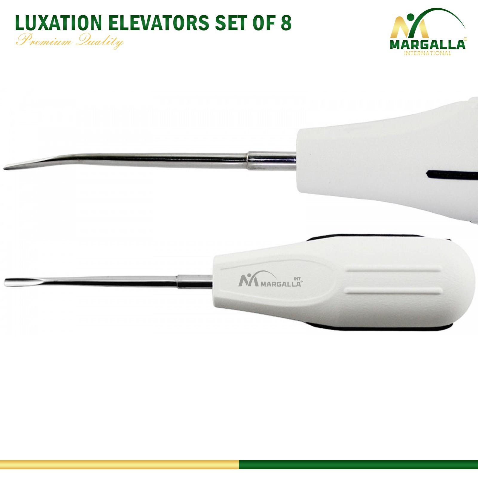 10 PCS White Dental Root Elevators Oral Surgery PDL Luxating Tooth loosening