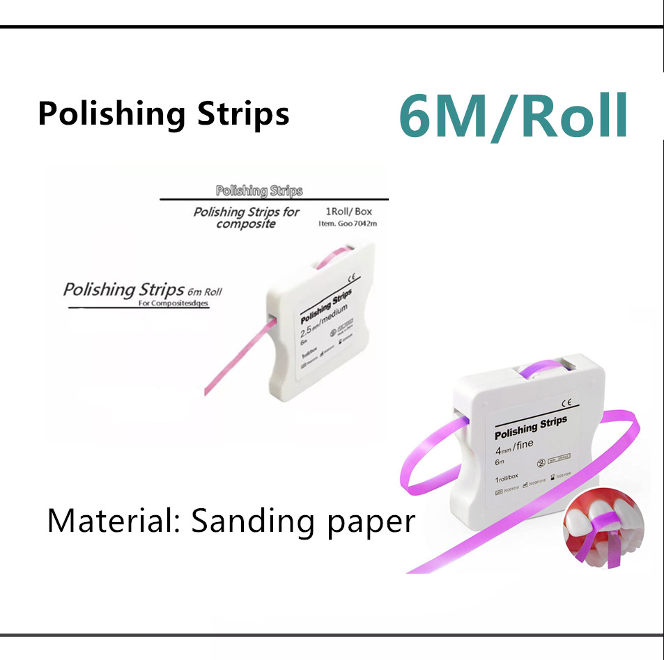 6m/Roll Dental Sanding Paper Polishing Strips Finishing Grinding Sanding Grit