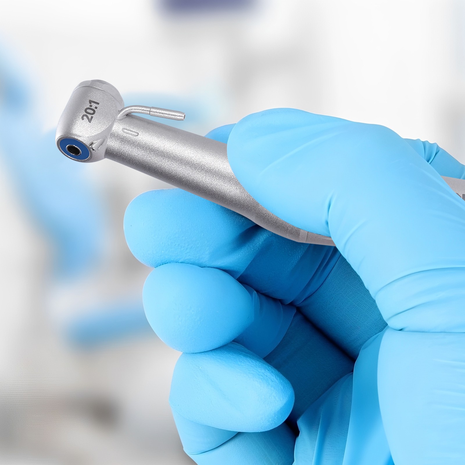 SANDENT 20:1 Reduction Implant Surgical Contra Angle Push Handpiece NY