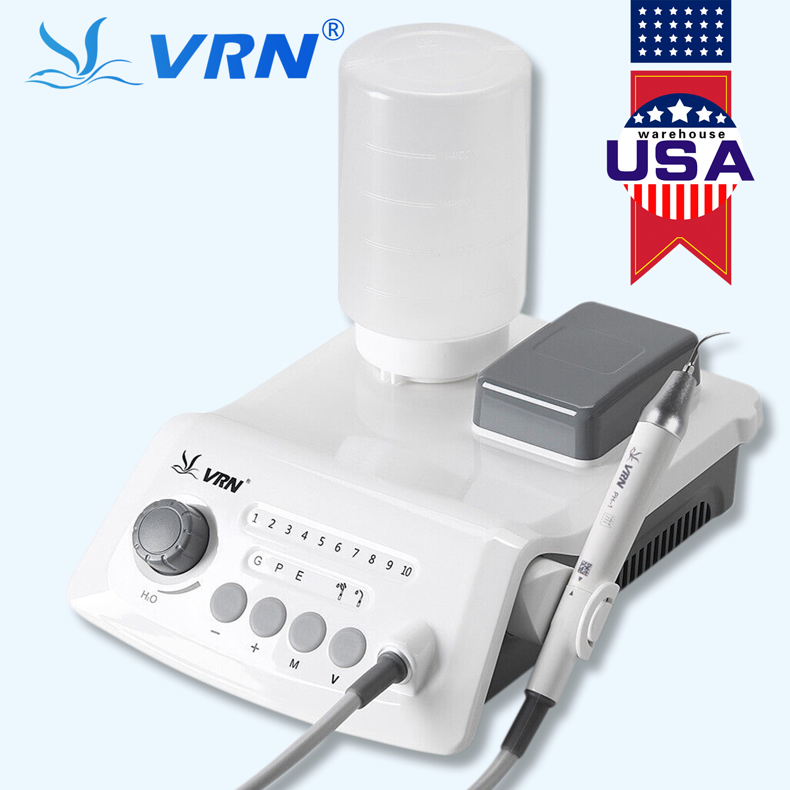 LED Dental Ultrasonic Piezo Scaler HW-5L Handpiece with 5 Tips